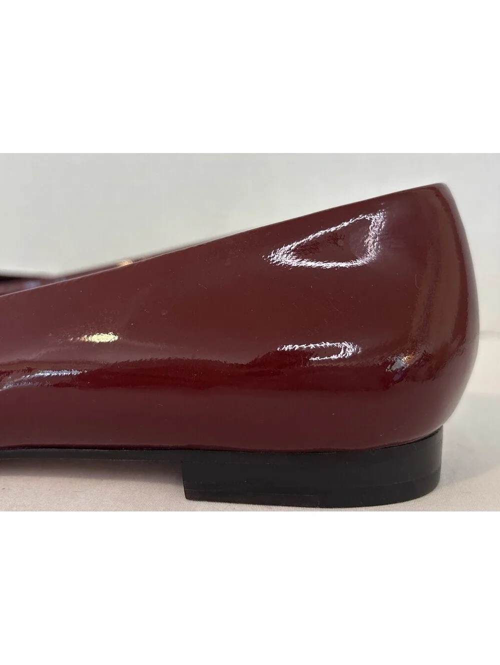 Brooks Brothers Patent Leather Deep Wine Red/ Burgundy Red Women’s Shoes Size 9